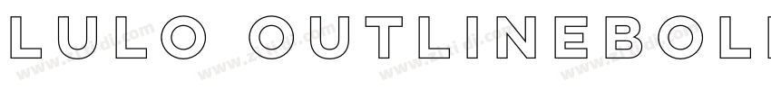 Lulo OutlineBold字体转换 Lulo OutlineBold字体转换
